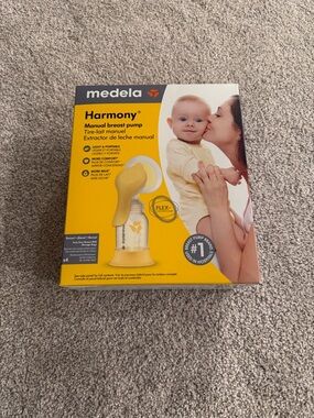 Medela Harmony Manual Breast Pump - Yellow and White